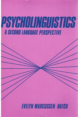 Beispielbild fr Psycholinguistics: A Second Perspective zum Verkauf von WorldofBooks