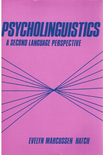 Stock image for Psycholinguistics: A Second Perspective for sale by WorldofBooks