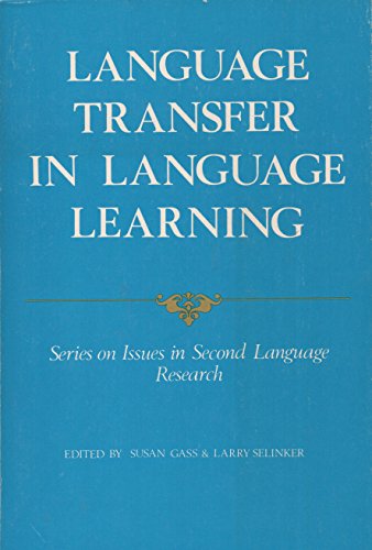 Imagen de archivo de Language Transfer in Language Learning a la venta por ThriftBooks-Atlanta