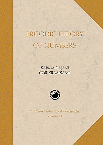 9780883850343: Ergodic Theory of Numbers Hardback: 29 (Carus Mathematical Monographs, Series Number 29)
