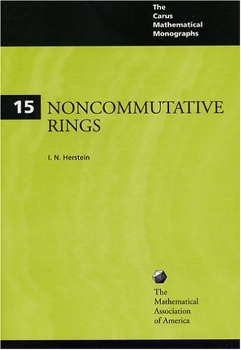 9780883850398: Noncommutative Rings: 15 (Mathematical Association of America Textbooks, Series Number 15)