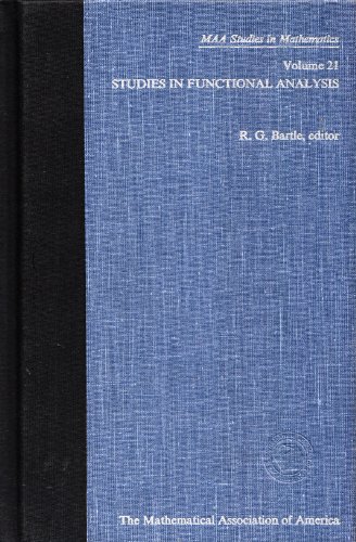 Imagen de archivo de Studies in Functional Analysis (Mathematical Association of America : Studies in Mathematics, Vol. 21) a la venta por Dorothy Meyer - Bookseller