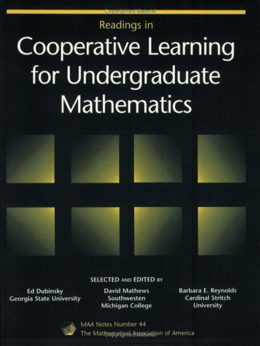 Imagen de archivo de Readings in Cooperative Learning for Undergraduate Mathematics a la venta por Better World Books