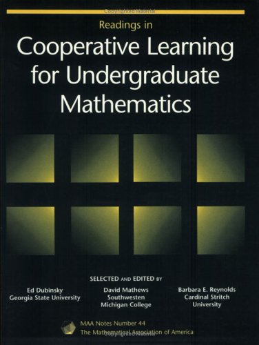 9780883851531: Readings in Cooperative Learning for Undergraduate Mathematics (M A A NOTES)