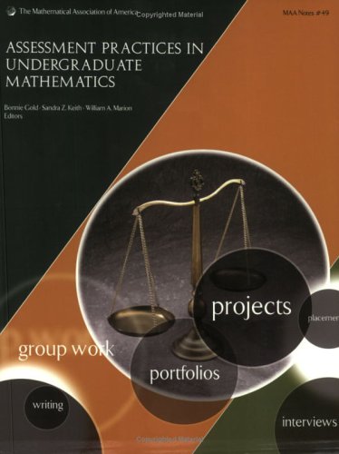 Stock image for Assessment Practices in Undergraduate Mathematics for sale by Better World Books