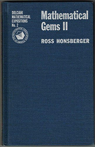 Beispielbild fr Mathematical Gems II (Dolciani Mathematical Expositions, No. 2) zum Verkauf von Front Cover Books