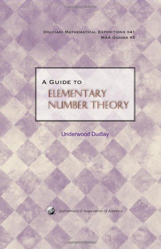 Imagen de archivo de A Guide to Elementary Number Theory a la venta por Better World Books