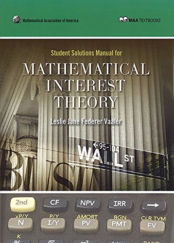 Stock image for Mathematical Interest Theory for sale by HPB-Red