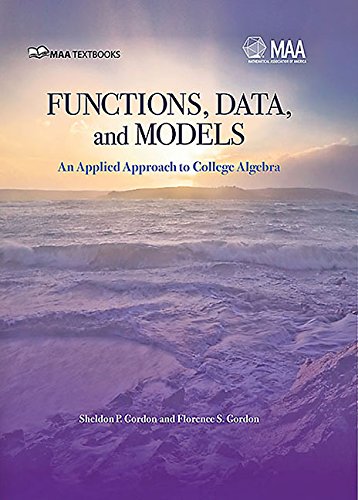 Beispielbild fr Functions, Data and Models zum Verkauf von Blackwell's