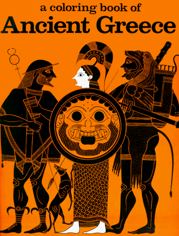 9780883880005: Ancient Greece-Coloring Book