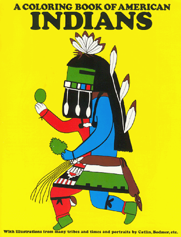 9780883880142: A Coloring Book of American Indians