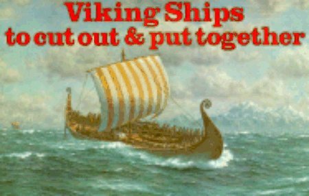 Imagen de archivo de Viking Ships to Cut out & Put Together a la venta por Chequamegon Books