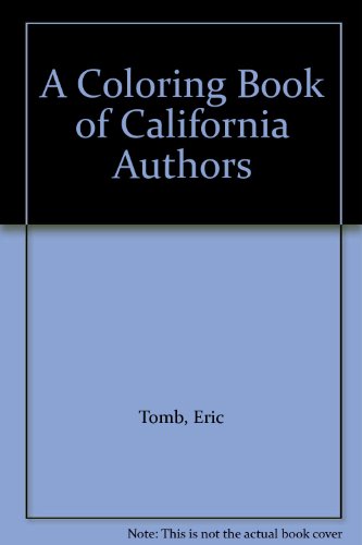 Imagen de archivo de A Coloring Book of California Authors a la venta por Newsboy Books