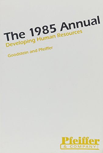 The 1985 Annual: Developing Human Resources