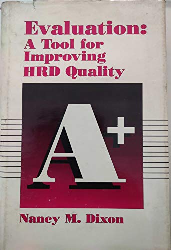 Stock image for Evaluation: A Tool for Improving Hrd Quality for sale by Wonder Book