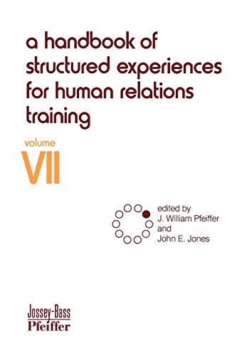 Beispielbild fr A Handbook of Structured Experiences for Human Relations Training, Volume 7 zum Verkauf von ThriftBooks-Dallas
