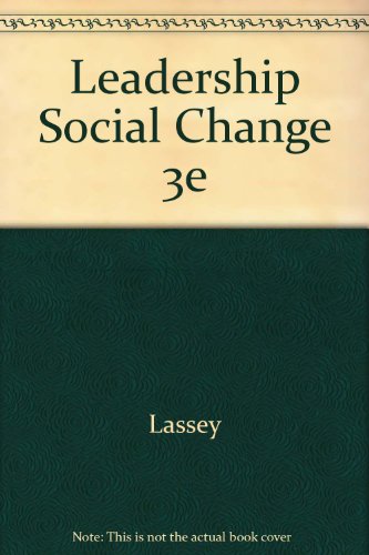 Stock image for Leadership and Social Change for sale by ThriftBooks-Dallas