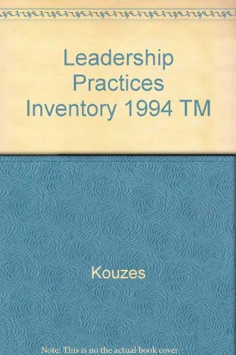 9780883903568: Leadership practices inventory: Trainer's manual