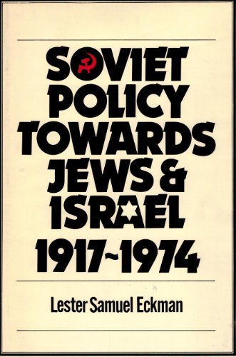 Imagen de archivo de Soviet policy towards Jews and Israel, 1917-1974 a la venta por Amazing Books Pittsburgh