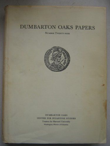 Dumbarton Oaks Papers, No 29, 1975