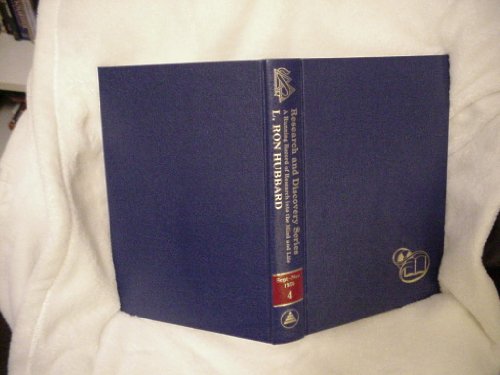 The Research and Discovery Series Volume 4 Sept - Nov 1950 (9780884041108) by L. Ron Hubbard
