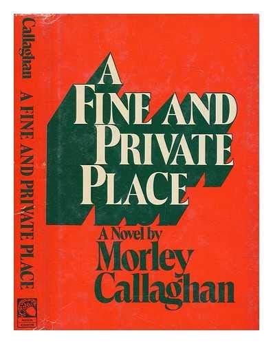 9780884051107: A fine and private place: A novel