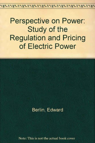 Stock image for Perspective on Power: A Study of the Regulation and Pricing of Electric Power for sale by BookDepart