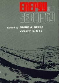 Imagen de archivo de Energy and Security a la venta por Montclair Book Center