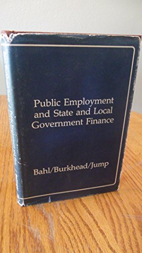9780884106838: Public Employment and State and Local Government Finances