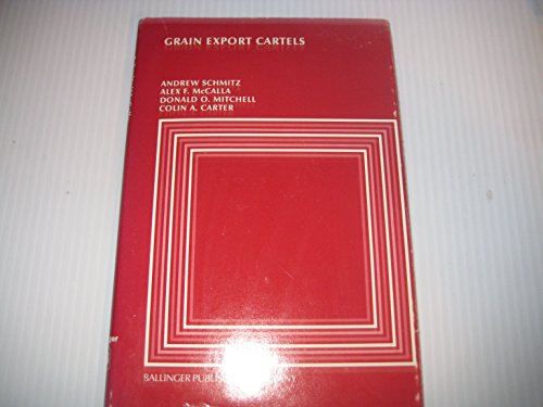 Stock image for Grain Export Cartels for sale by Burton Lysecki Books, ABAC/ILAB