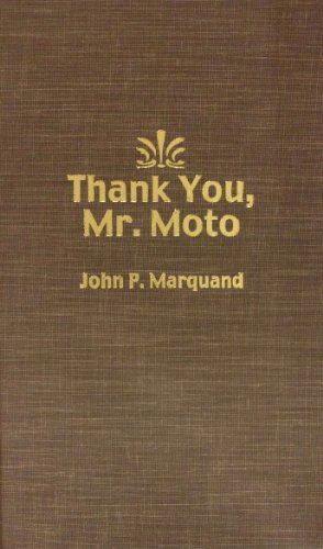 9780884111429: Thank You, Mr. Moto