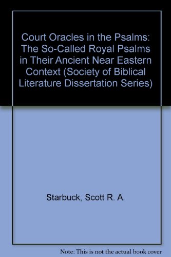 9780884140009: Court Oracles in the Psalms: The So-Called Royal Psalms in Their Ancient Near Eastern Context