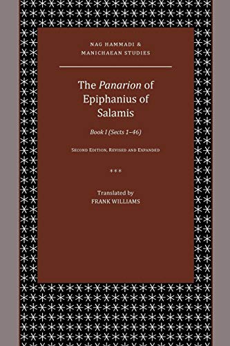 9780884141303: The Panarion of Epiphanius of Salamis: Book 1 (Sects 1-46): Book I (Sects 1-46)