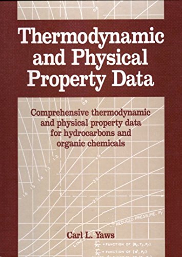 Stock image for Thermodynamic and Physical Property Data for sale by Wonder Book