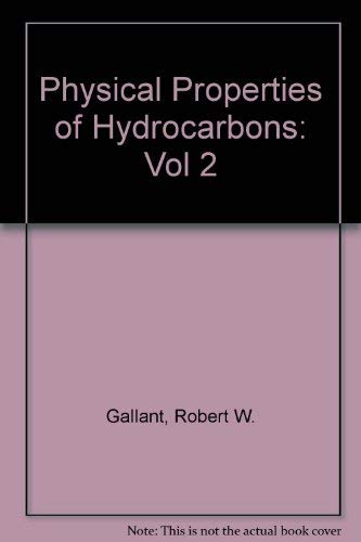 Beispielbild fr Physical Properties of Hydrocarbons zum Verkauf von Buchpark
