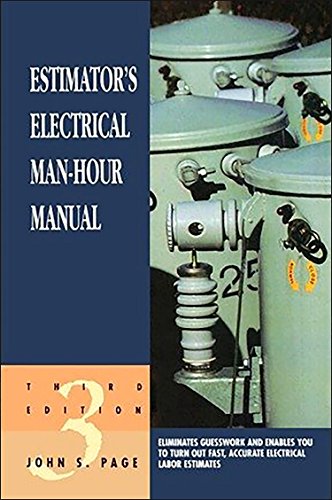 9780884152286: Estimator's Electrical Man-Hour Manual (Estimator's Man-Hour Library)