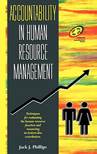 9780884153962: Accountability in Human Resource Management (Improving Human Performance Series)