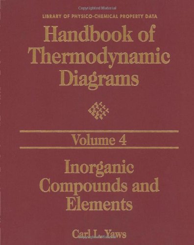 Beispielbild fr Handbook of Thermodynamic Diagrams: Organic Compounds C1 to C4 (Library of Physico-Chemical Property Data) zum Verkauf von Buchpark