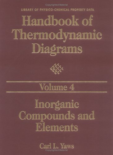 Stock image for Handbook of Thermodynamic Diagrams: Inorganic Compounds and Elements (Volume 4) (Handbook of Thermodymanic Diagrams, Volume 4) for sale by HPB-Red