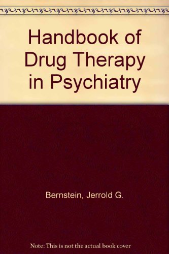 9780884165781: Hdbk Of Drug Therapy In Psytry