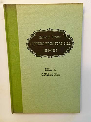 Beispielbild fr Letters from Fort Sill, 1886-1887 zum Verkauf von Half Price Books Inc.