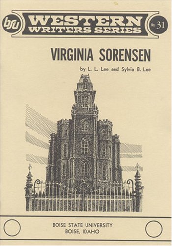 Stock image for VIRGINIA SORENSEN (Western Writers Ser., No. 31) for sale by Amanda Patchin