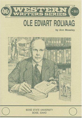 Stock image for Ole Edvart Rolvaag for sale by Better World Books