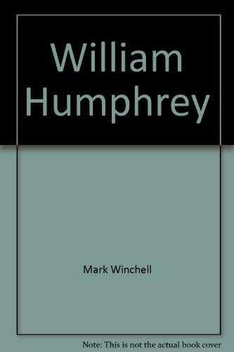 9780884301042: William Humphrey (Boise State University western writers series)