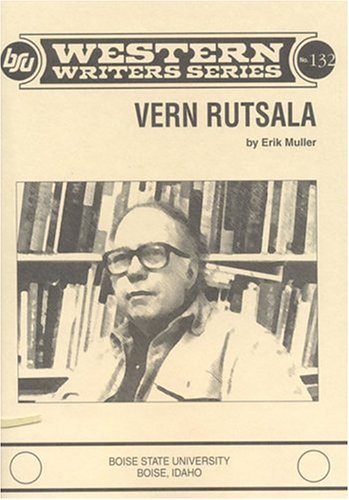 Stock image for Vern Rutsala (Boise State University western writers series) for sale by Chaparral Books