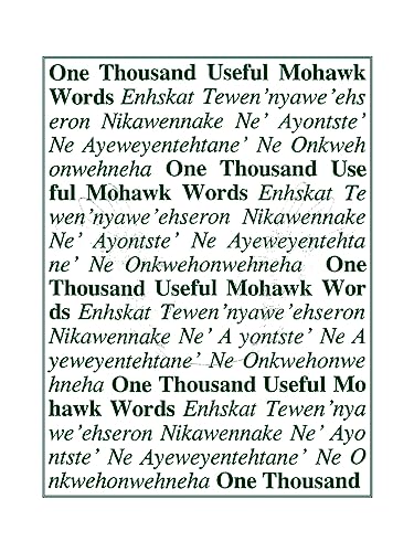 Imagen de archivo de One Thousand Useful Mohawk Words a la venta por Russell Books