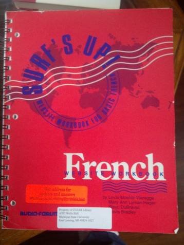 Stock image for Surf's Up!: A Website Workbook for Basic French for sale by BooksRun