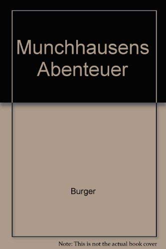 Stock image for Munchhausens Abenteuer for sale by Textbooks_Source