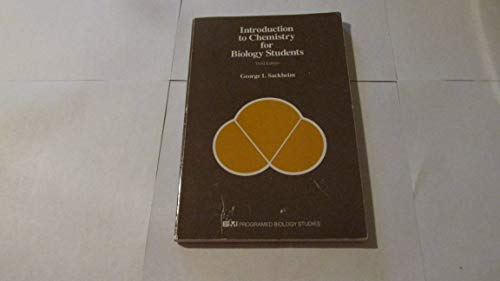 Beispielbild fr Introduction to chemistry for biology students (EMI programed biology studies) zum Verkauf von Better World Books