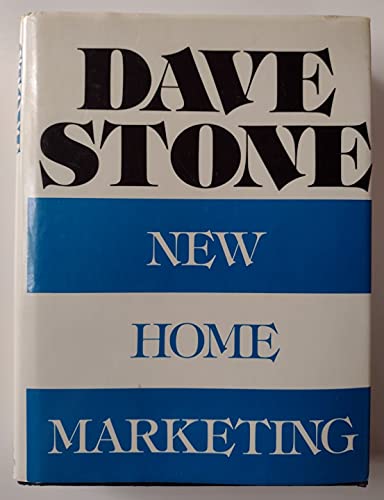 Imagen de archivo de New Home Marketing a la venta por Better World Books